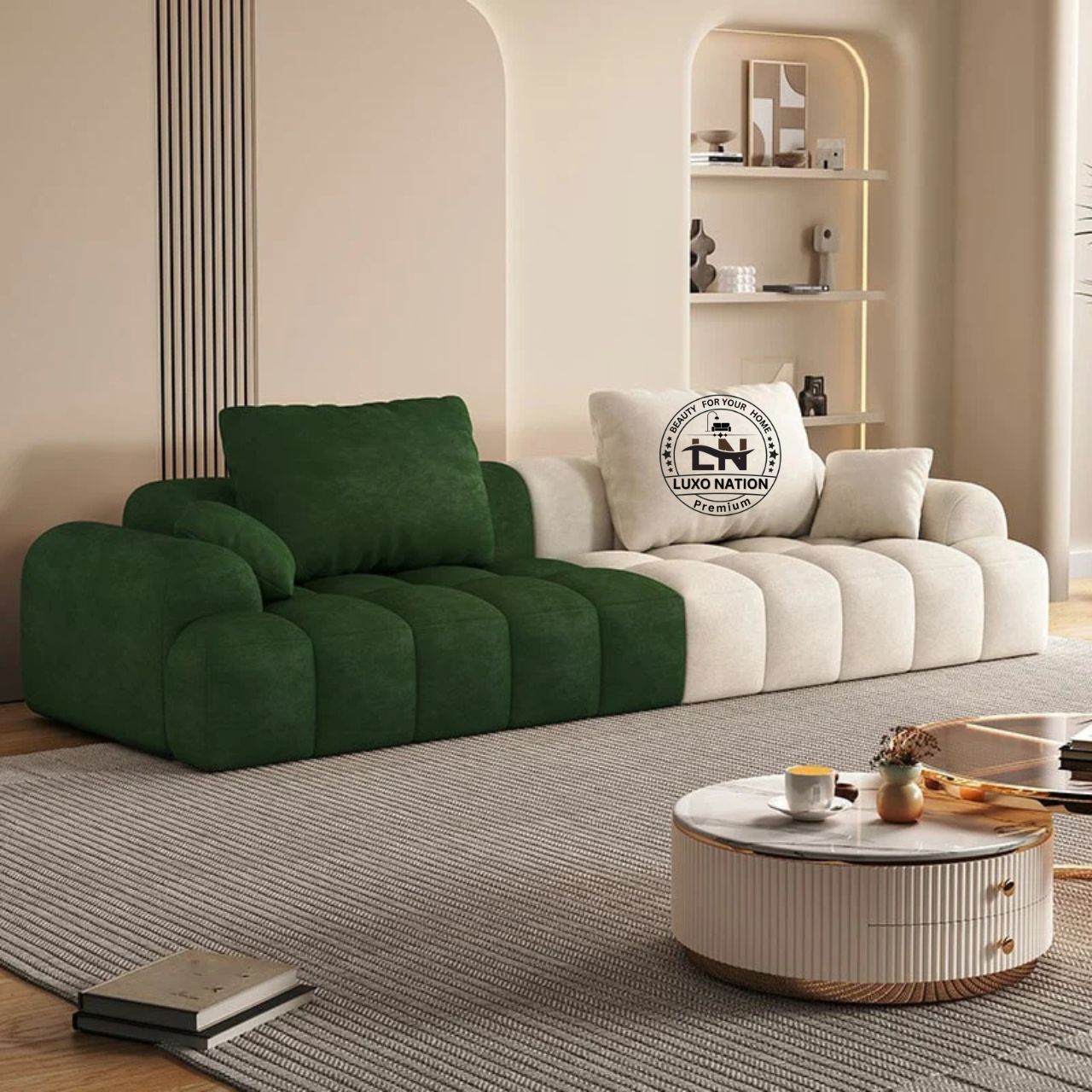 Luxo Nation Premium Designer Sofa – Stylish , Comfortable & Durable